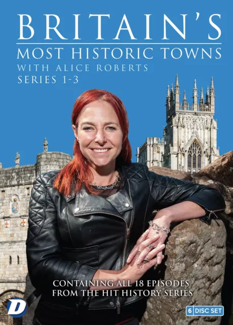 BRITAIN'S MOST HISTORIC Towns with Alice Roberts: Series 1/2/3 [DVD ...