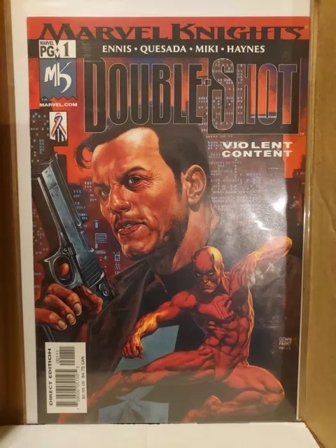 Double-Shot 1 Garth Ennis Marvel Knights Punisher Daredevil