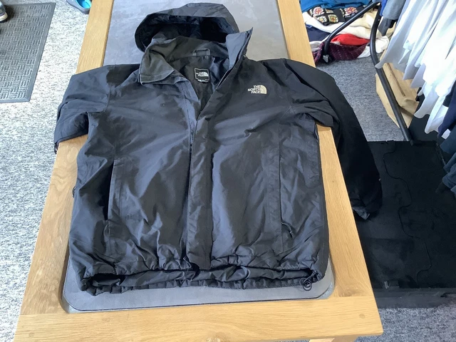 The north face mens hyvent waterproof jacket rain coat insulated with hood L 5
