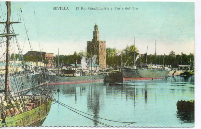 España Postal Sevilla Rio Guadalquivir y Torre del Oro (CR-101)