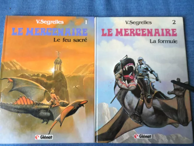 LE MERCENAIRE 1 ET 2 SEGRELLES (1982 & 1983 - Glénat) EO