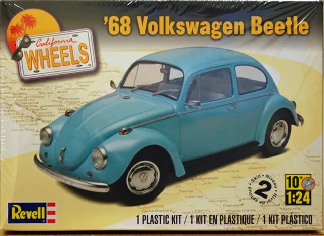 Revell '68 Volkswagen Beetle 1:24 Scale Plastic Model Kit 85-4192 New