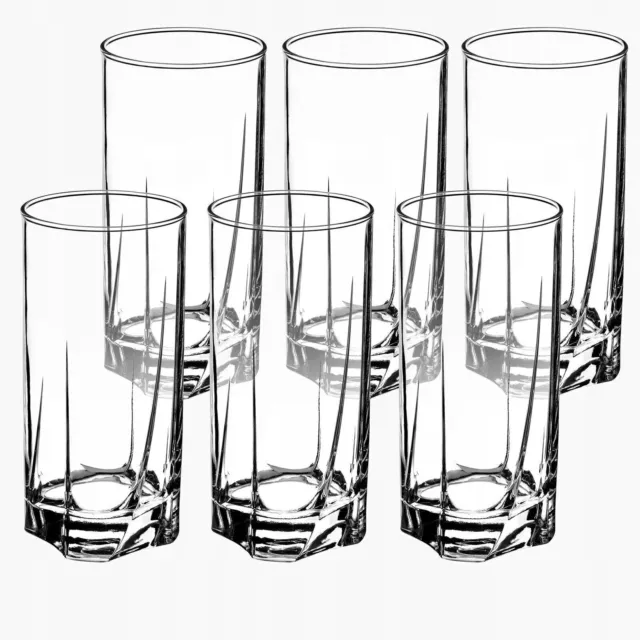 KADAX Vasos de cristal de alta calidad, juego de 6 unidades, vasos de agua,...