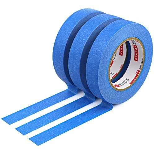 JIALAI HOME Pack Blue Painters Tape Premium Crepe 0.94 Inches x 60 Yards 3