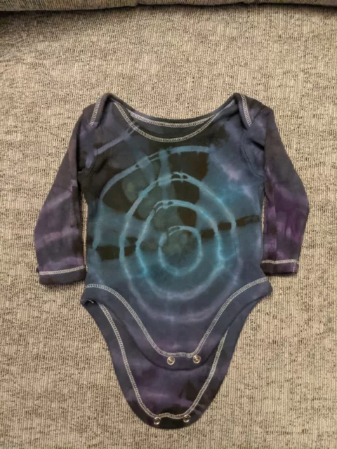 Tie Dye Baby Long Sleeved Vests - Size 0-3 months