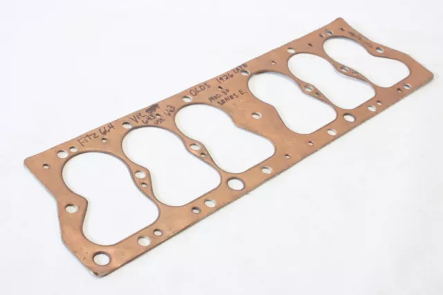 NOS 1926 Oldsmobile 30 6 Cylinder Engine Copper Head Gasket Fitzgerald 664 NOS 1926 Oldsmobile 30 6 Cylinder Engine Copper Head Gasket Fitzgerald 664