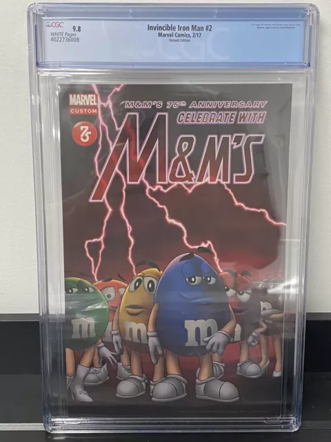 Invincible Iron Man #2 CGC 9.8 (Marvel 2017) RIRI VARIANT IRONHEART 🔥 1:10 3