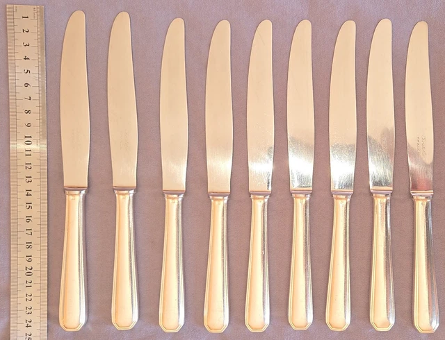 Christofle Spatours : 3 Couteaux De Table Argentés – Réassort De Prestige