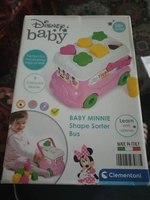 Autobús clasificador de formas Disney Baby Minnie Mouse Fx