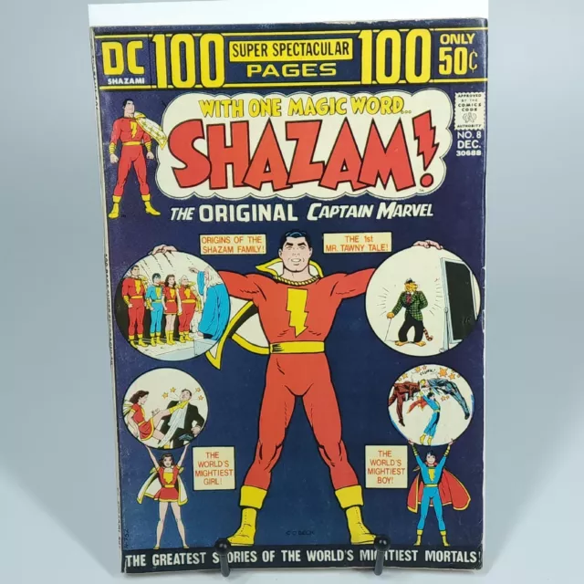 Shazam 8 (1973) • Reprints 1st Black Adam • DC Comics • 100 Page Special