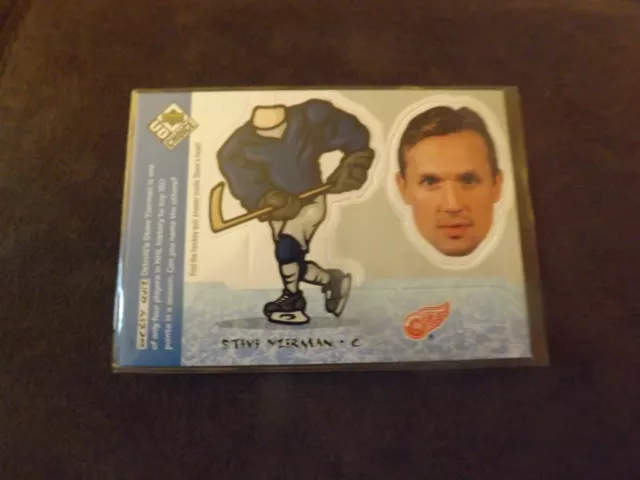 1998-99 UD Choice Steve Yzerman Bobbleheads Card # BH27
