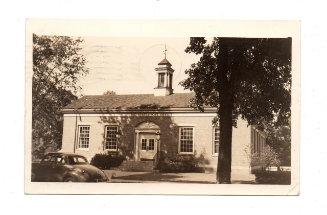 CHAGRIN FALLS, OH ~ US POST OFFICE, REAL PHOTO PC ~ used 1943