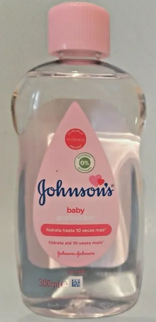 Johnsons Baby Oil Massage 300ml (Hidrata hasta 10 veces más) EE. UU.