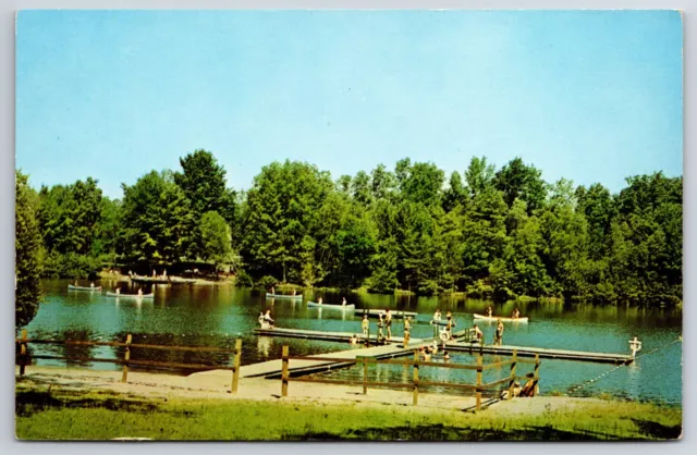 4-H Camp Stokes Forest Branchville New Jersey NJ Waterfront Activities Postcard