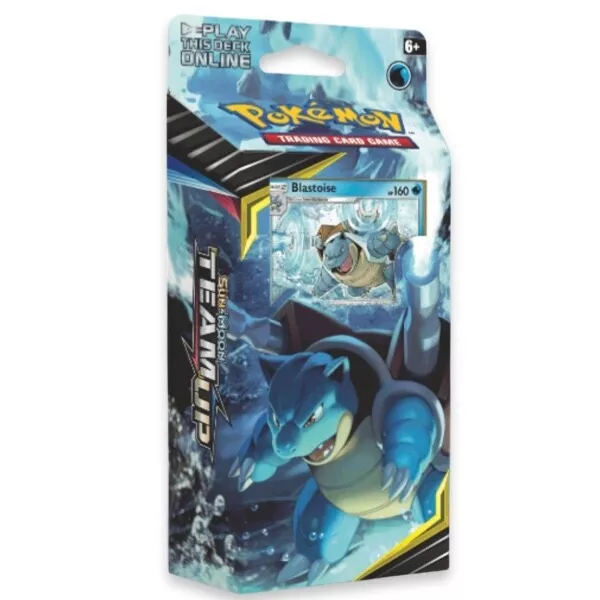Deck a tema Pokemon Team Up Torrential Cannon - Blastoise IMBALLO ORIGINALE NUOVO