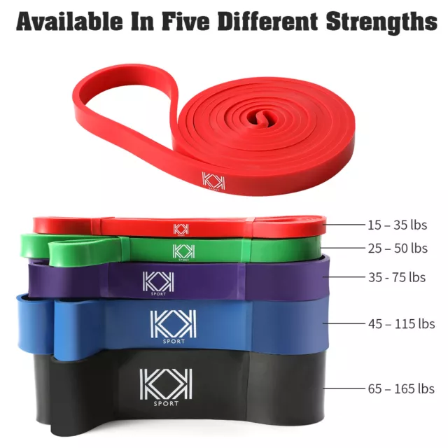 Resistance Bands Set Pull Up Band Power Bands Long For Heavy Lifting Workout