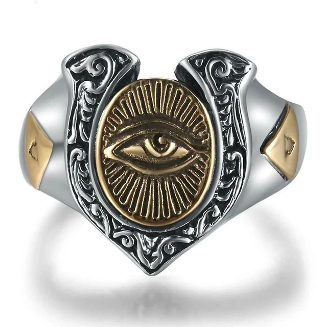 Bague Argent Massif Avec œil De Tigre Rectangle - Taille 57 - Contour Ajouré