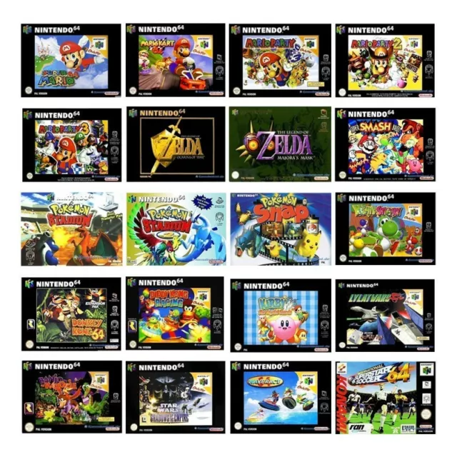 Die besten Nintendo 64 / N64 Spiele - wie Mario Kart, Zelda, Smash Bros