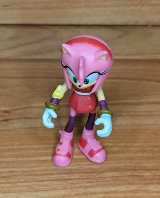 TOMY SONIC BOOM "Amy Rose" Sonic The Hedgehog Mini 3" Tall Poseable ...