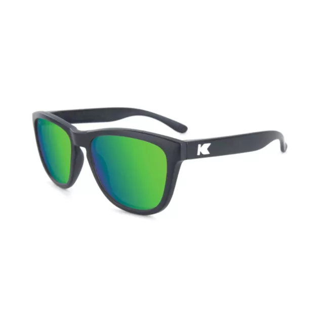 Knockaround Kids Premium Sunglasses UV400 Black Frame Black/Smoke Polarized Lens