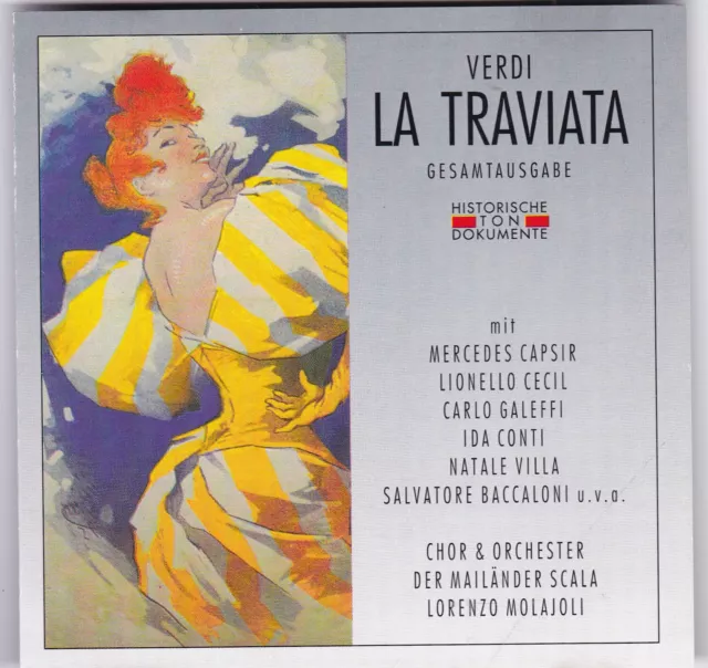 Historische Tondokumente: Verdi - La Traviata (2-CD, Molajoli, Capsir, Conti)