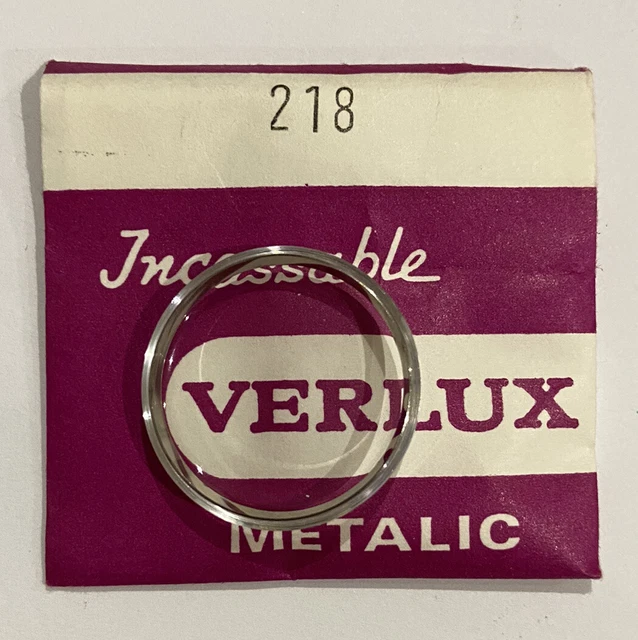 NEUF 1 VERRE VERLUX METALIC ( GLASS ) PLEXI MONTRE DE PLONGEE NOS @ 355