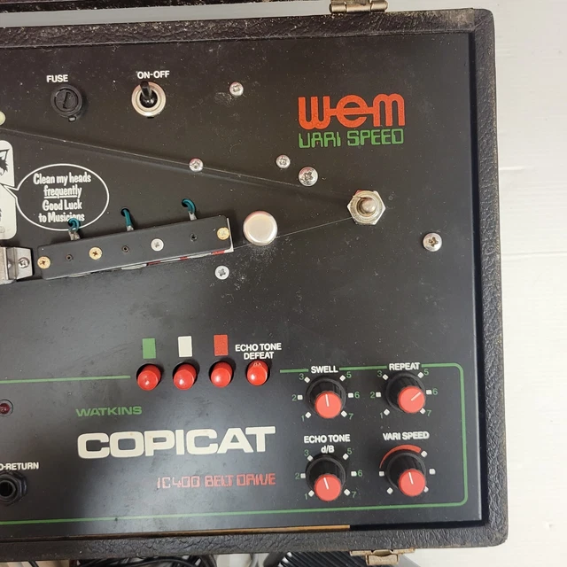 WEM COPICAT IC400 Watkins Vari Speed Belt Drive Analogue Tape Delay £