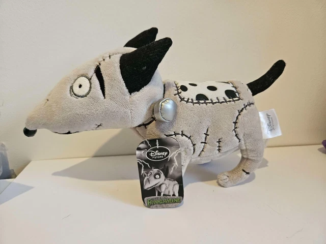 Disney Store Frankenweenie Sparky The Dog Plush Soft Teddy Bear Toy Sparkie NEW