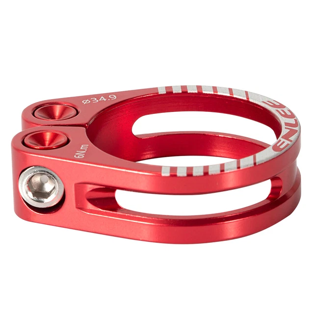 Collier De Serrage Selle Vélo - Alliage Aluminium Noir - Pour Tiges 31,8 Mm Et 34,9 Mm - Réglage Facile