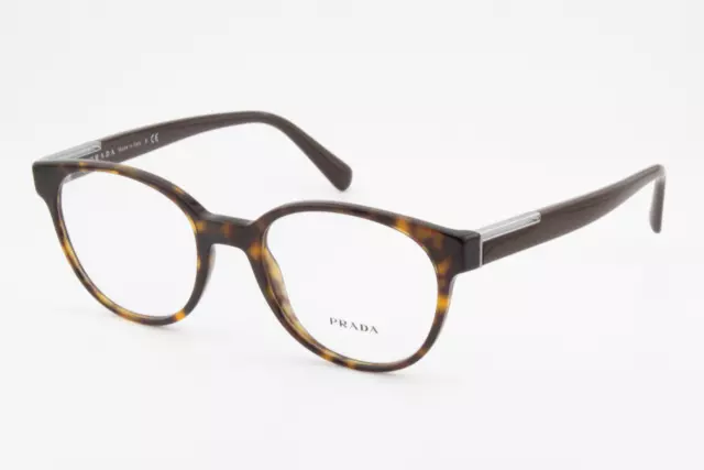 Prada VPR10U 2AU1O1 Female Cat Eye Glasses Frames Havana 52mm