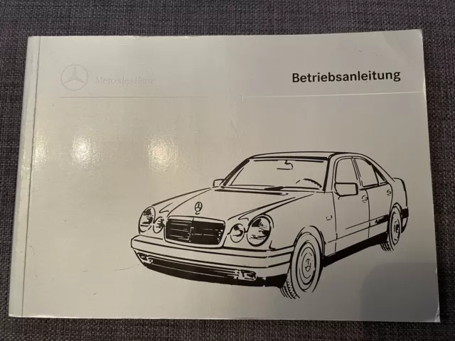 MERCEDES BENZ  E-Klasse - Betriebsanleitung -Deutsch 210 Heft Buch