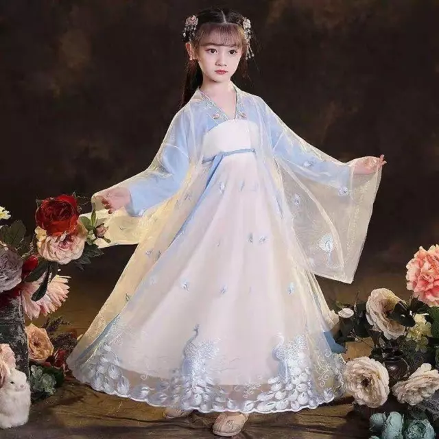 Girl Fairy Hanfu Chinese Ancient Photography Costume Child Cosplay Dance Dress