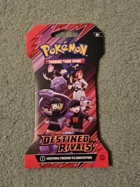 Pokemon Rocket Rivals POKEMON TCG TEAM Rocket Destined Rivals Sleeved Booster Pack Brand New ...