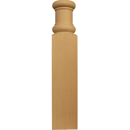 OSBORNE WOOD PRODUCTS 7100MH 10 x 2 x 1 Sm. Half Round Plinth with Spool