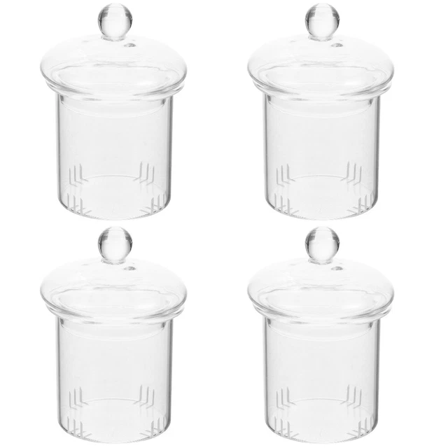 4 juegos de filtro de tetera infusor de hojas de té vidrio infusor de té colador de té