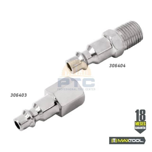 AKSI 306404 Chromed steel quick connector (MALE)