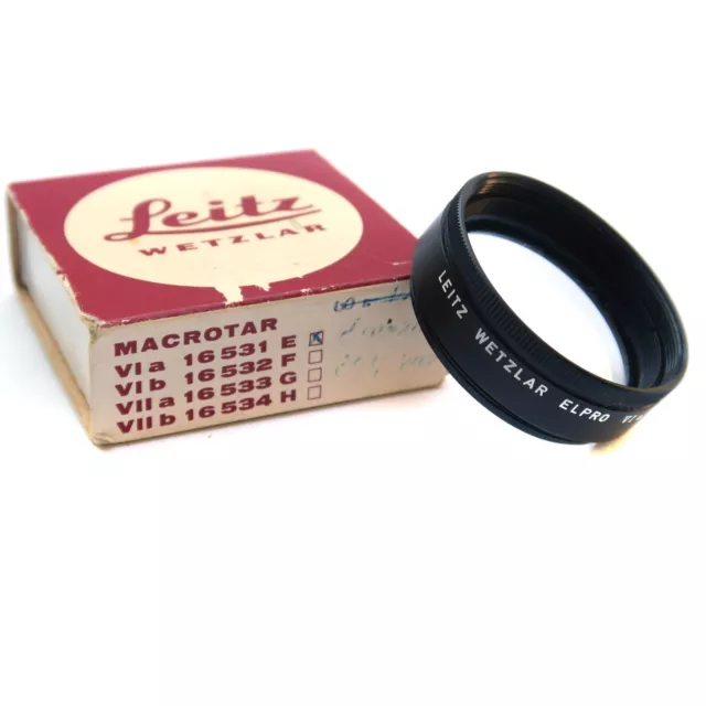 Ernst LEITZ Wetzlar LEICA  ELPRO VIa  Macrotar 16531 E -  in OVP