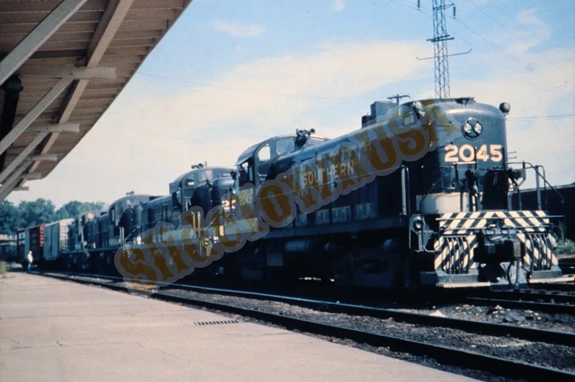 Vtg 1962 Duplicate Train Slide 2045 Southern Engine Raleigh NC X8C065