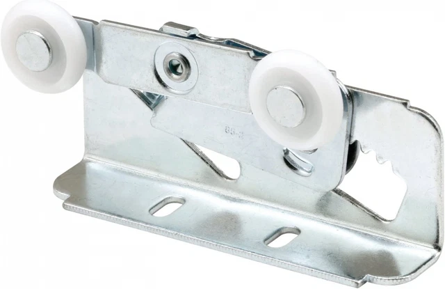 Prime-Line N 6531 Twin Pocket Door Roller, Top Mount (2-pack) 2 Pack, Mill
