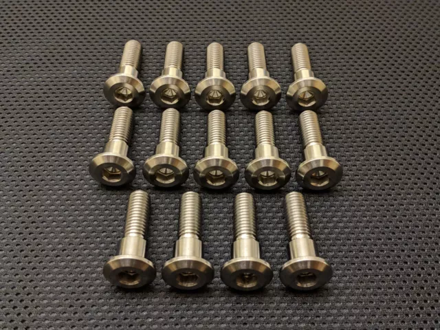 Triumph Daytona 675 Titanium Full Brake Disc Bolt Set 08-12 Ti Rotor Bolts