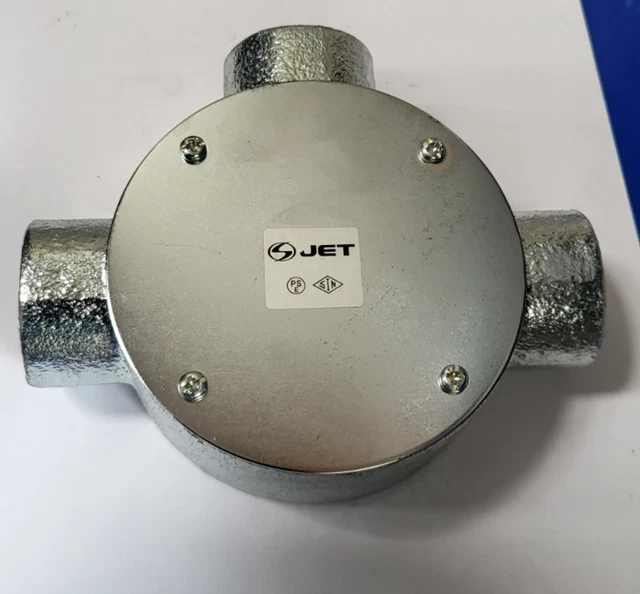 JET 30MM 3 WAY CONDUIT JUNCTION BOX (BR4.6b11) £53.66 - PicClick UK