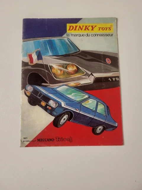 Catalogue Dinky Toys 1971 - 24 Pages, Tampon Détaillant De Nîmes, Occasion Bon état