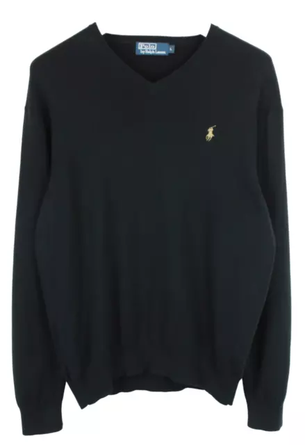 Polo By Ralph Lauren Maglione Uomo Grande Maglia Scollo V Pullover Elasticizzato