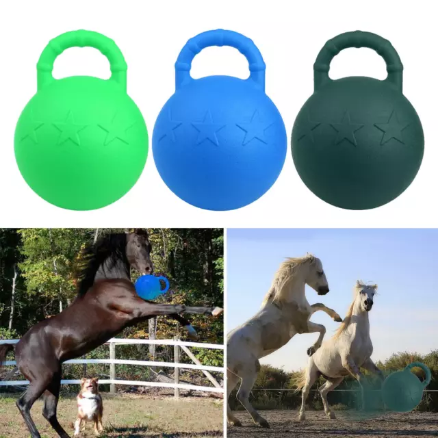 Equine Play Ball Anti Burst Horse Pony Soccer Ball Heavy Duty Playing Toy