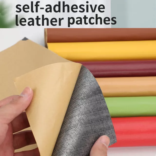 PU Leather Repair Patch Self-Adhesive Couch Patch Multicolor