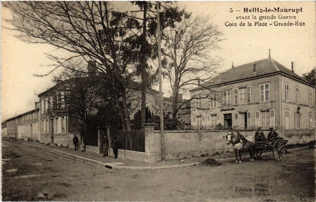 CPA AK HEILTZ-le-MAURUPT - Coin de la Place - Grande-Rue (484373)