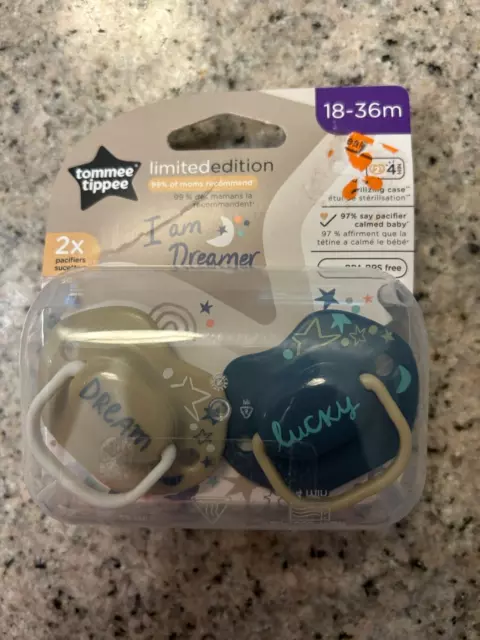 Tommee Tippee I am Dreamer Limited Edition Pacifiers 2 Pack 18-36 months