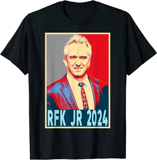 ROBERT KENNEDY JR. 2024 Presidential, RFK JR 2024 TSHIRT 2D TAILLE US