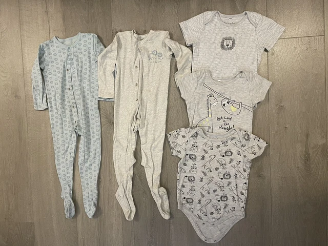 Pacchetto di abbigliamento bambini 12-18 mesi tute da letto e bambino cresce