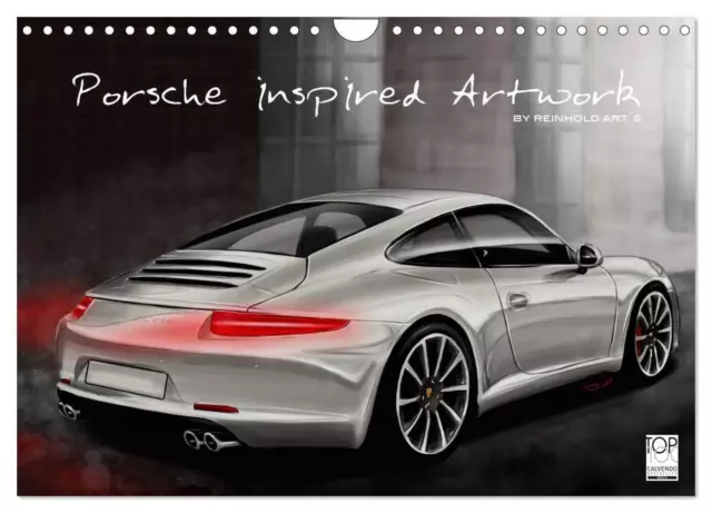 Porsche inspired Artwork by Reinhold Art´s (Wandkalender 2024 DIN A4 quer),...